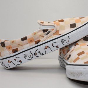 Vans Classic Slip On Breast Cancer Awareness Skate Shoes Women Size 7
